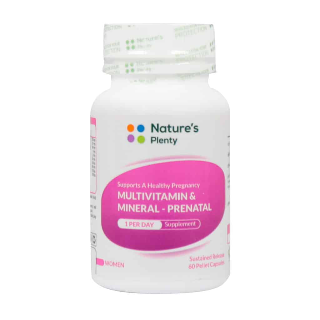 کپسول مولتی ویتامین و مینرال بارداری و شیردهی نیچرز پلنتی - 60 عددی