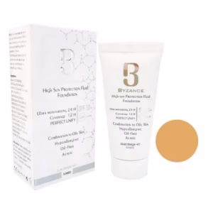کرم ضدآفتاب رنگی بیزانس SPF 50 رنگ برنز ، مخصوص پوست مختلط و چرب 40 میل