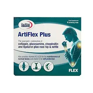 ویال خوراکی آرتی فلکس پلاس یوروویتال 6 عددی.webp