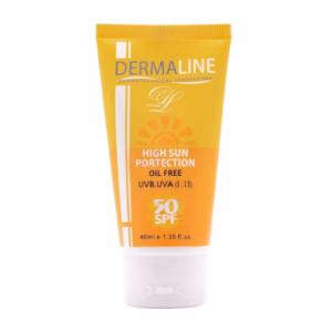 کرم ضد آفتاب فاقد چربی SPF 50 درمالاین - 40 میل