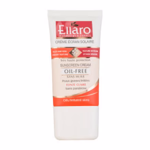 کرم ضد آفتاب رنگی الارو مخصوص پوست چرب SPF 50 رنگ بژ طبیعی - ۴۰ میل