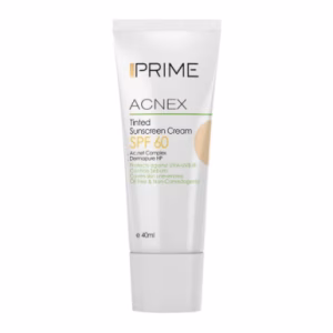 کرم ضد آفتاب رنگی فاقد چربی SPF60 پرایم