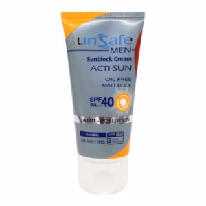 ضد آفتاب فاقد چربی آقایان SPF40 سان سیف - 50 میل