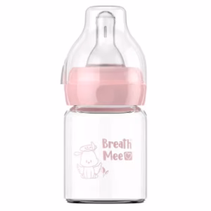 شیشه شیر BREATH MEE مدل BT06 دهانه استاندارد پیرکس 60 میلی لیتر