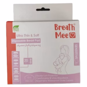 پد سینه شیردهی یکبار مصرف BREATH MEE بسته ۱۲۰ عددی مدل BC01