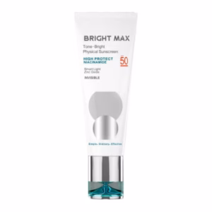 کرم ضد آفتاب فیزیکال SPF50 بی رنگ برایت مکس - 40 میل