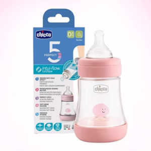 شیشه شیر پرفکت 5 سیلیکانی چیکو - 150 میل
