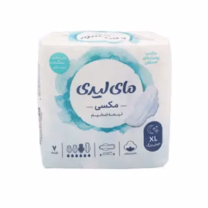 نوار بهداشتی شب نیمه ضخیم سایز خیلی بزرگ مای لیدی - 7 عددی