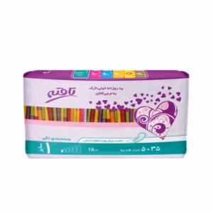 پد روزانه فوق نازک مدل Sensitive  تافته - 35+5 عددی