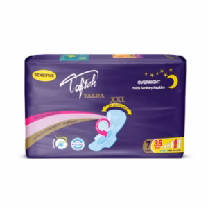 نوار بهداشتی مدل یلدا Sensitive سایز XXL  تافته - 7 عددی