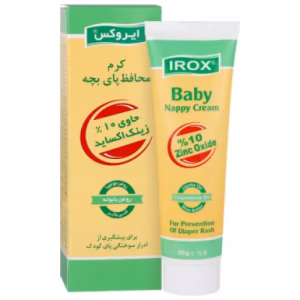کرم محافظ پای کودک حاوی 10% زینک اکساید ایروکس - 50 میل