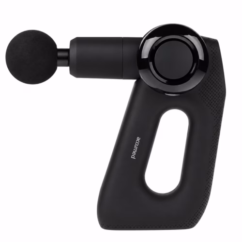 Black Accumed Massage Gun Product Photo.png
