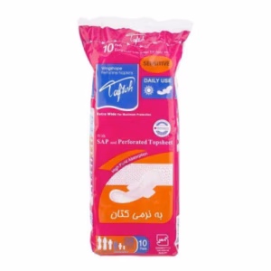 نوار بهداشتی بالدار مدل Sensitive Daily Use تافته  - 10 عددی