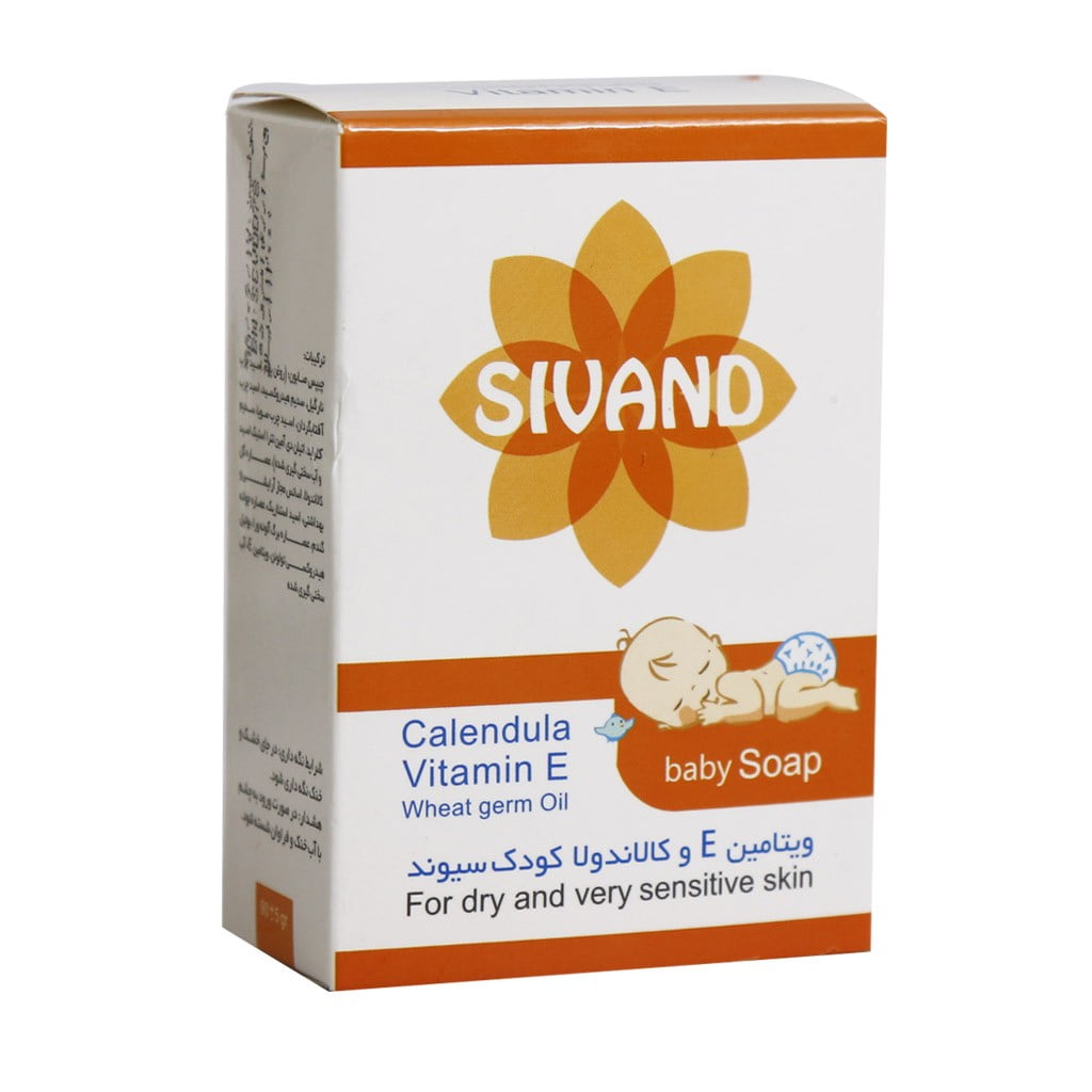 صابون بچه حاوی ویتامین E و کالاندولا - ۹۰ گرم