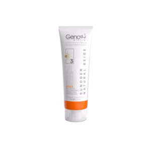 کرم ضد آفتاب بژ طبیعی پوست چرب SPF50 ژنوبایوتیک - 50 میل
