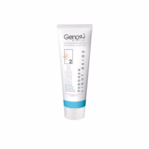 ضد آفتاب بژ روشن پوست خشک SPF50 ژنوبایوتیک - 50 میل