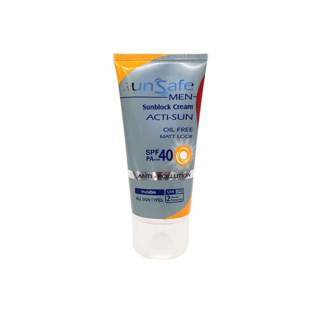 Men-Sunblock-Cream-Acti-Sun-SPF40-50ml-SUNSAFE